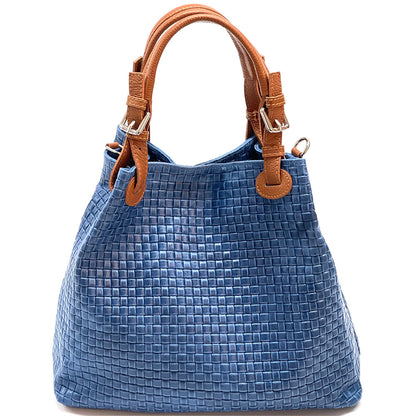 Debora IN Leather Shoulder Bag - Made In Italy