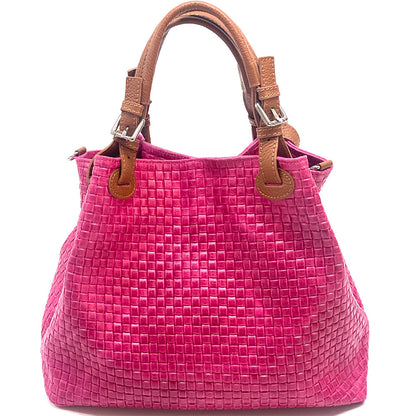 Debora IN Leather Shoulder Bag - Made In Italy