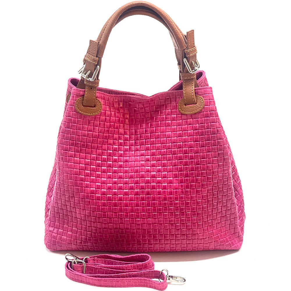 Debora IN Leather Shoulder Bag - Made In Italy