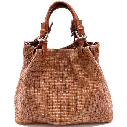 Debora IN Leather Shoulder Bag - Made In Italy