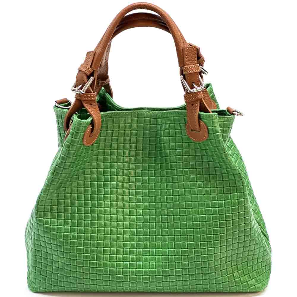Debora IN Leather Shoulder Bag - Made In Italy