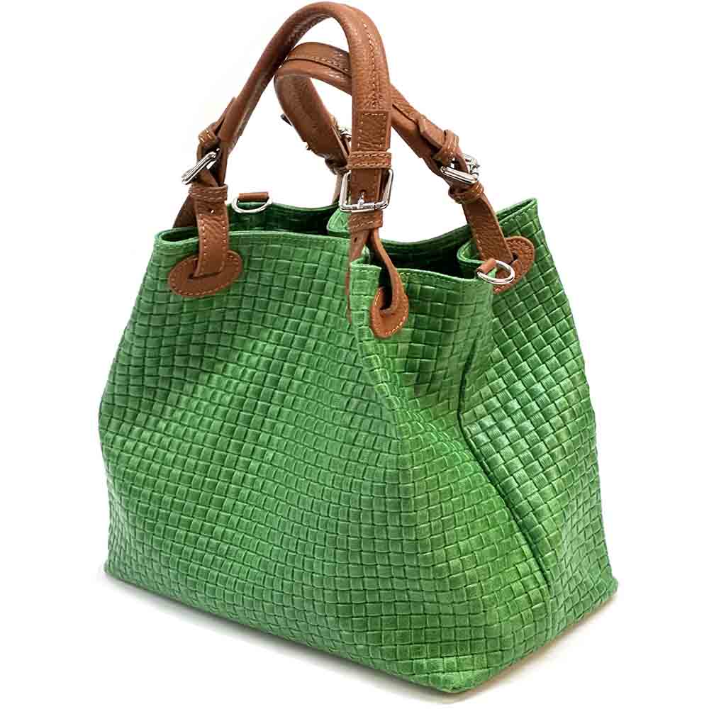 Debora IN Leather Shoulder Bag - Made In Italy