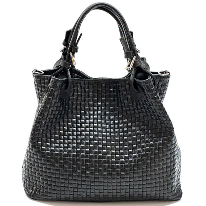 Debora IN Leather Shoulder Bag - Made In Italy