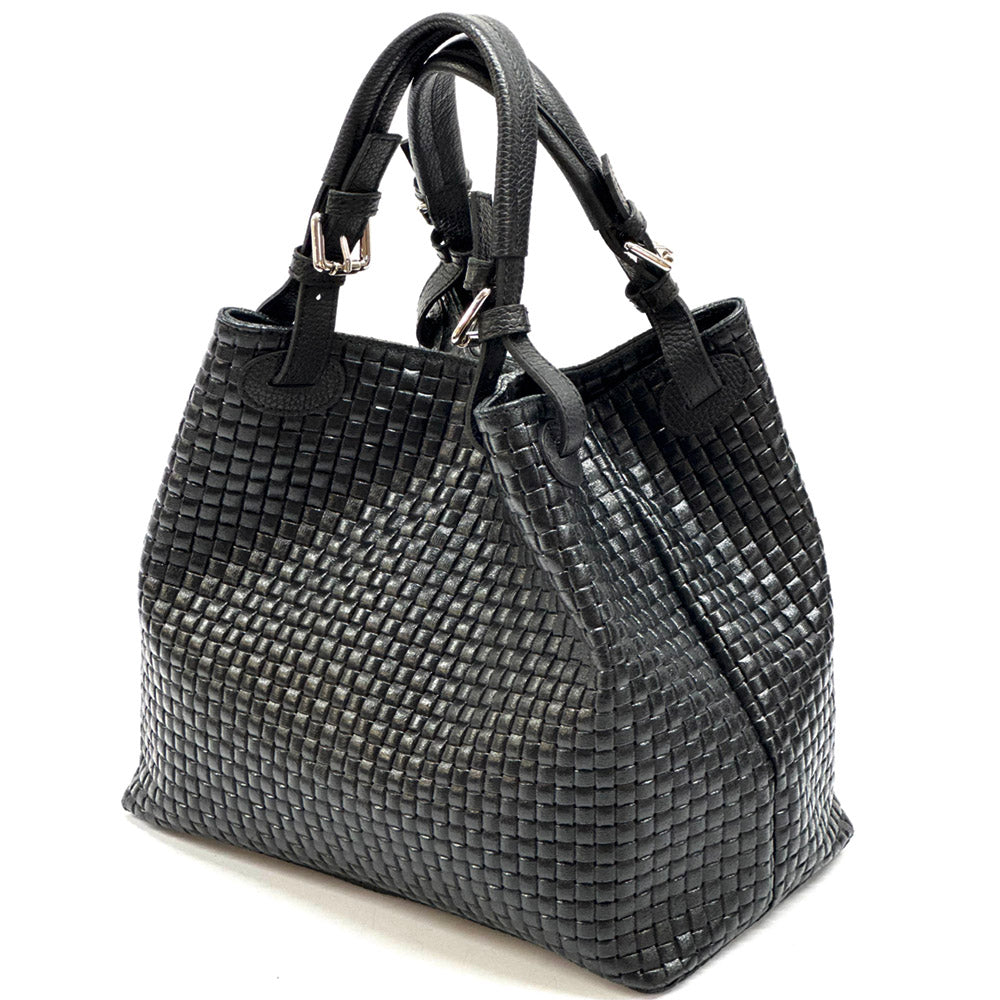 Debora IN Leather Shoulder Bag - Made In Italy