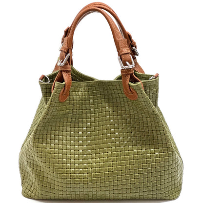 Debora IN Leather Shoulder Bag - Made In Italy