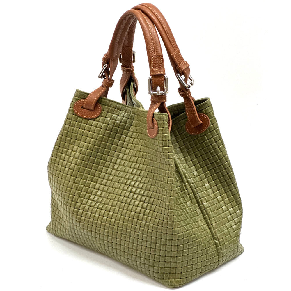 Debora IN Leather Shoulder Bag - Made In Italy