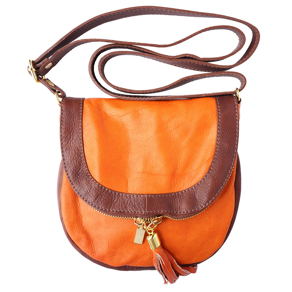 Tarsilla leather shoulder bag - Made In Italy