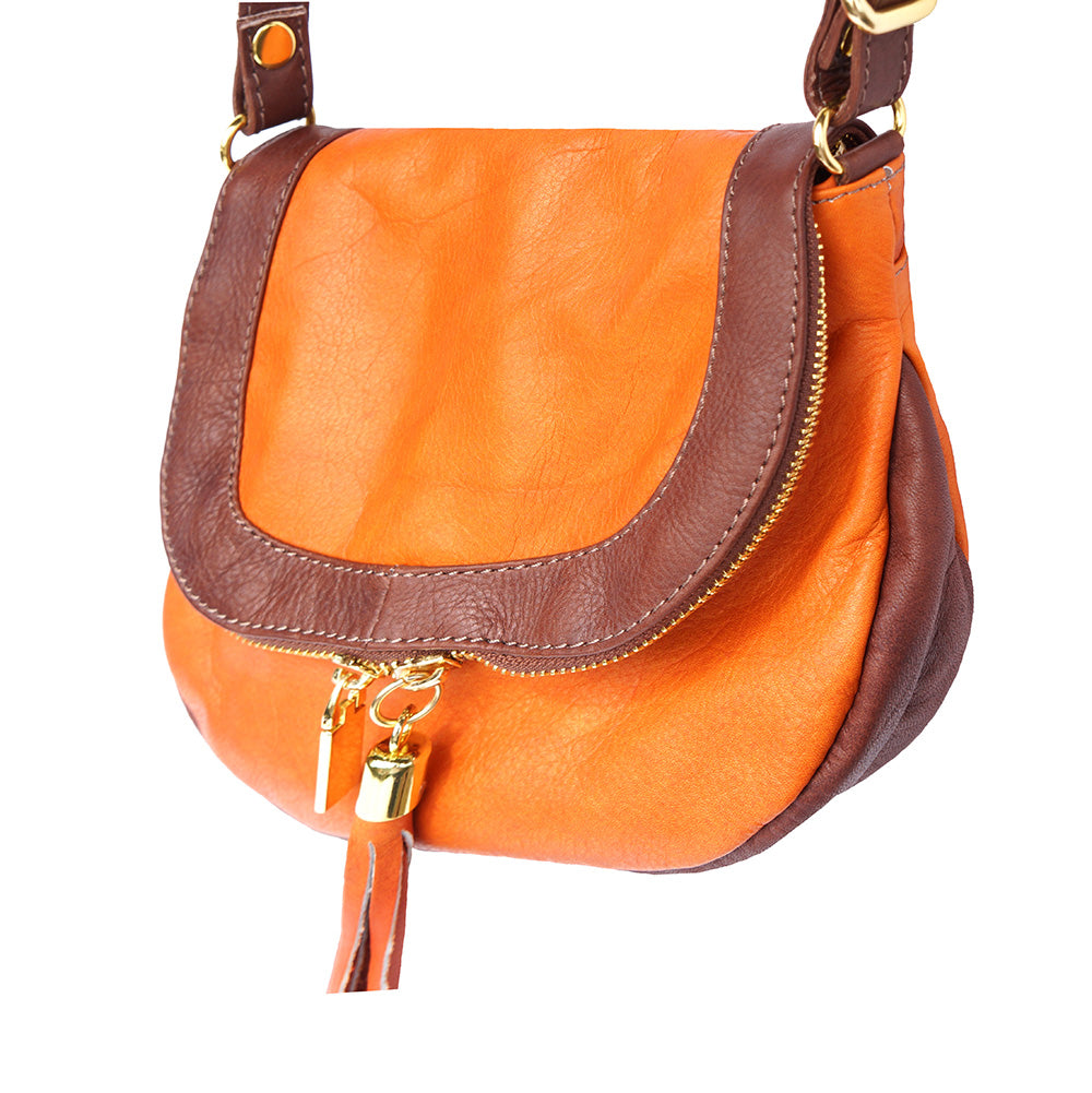 Tarsilla leather shoulder bag - Made In Italy