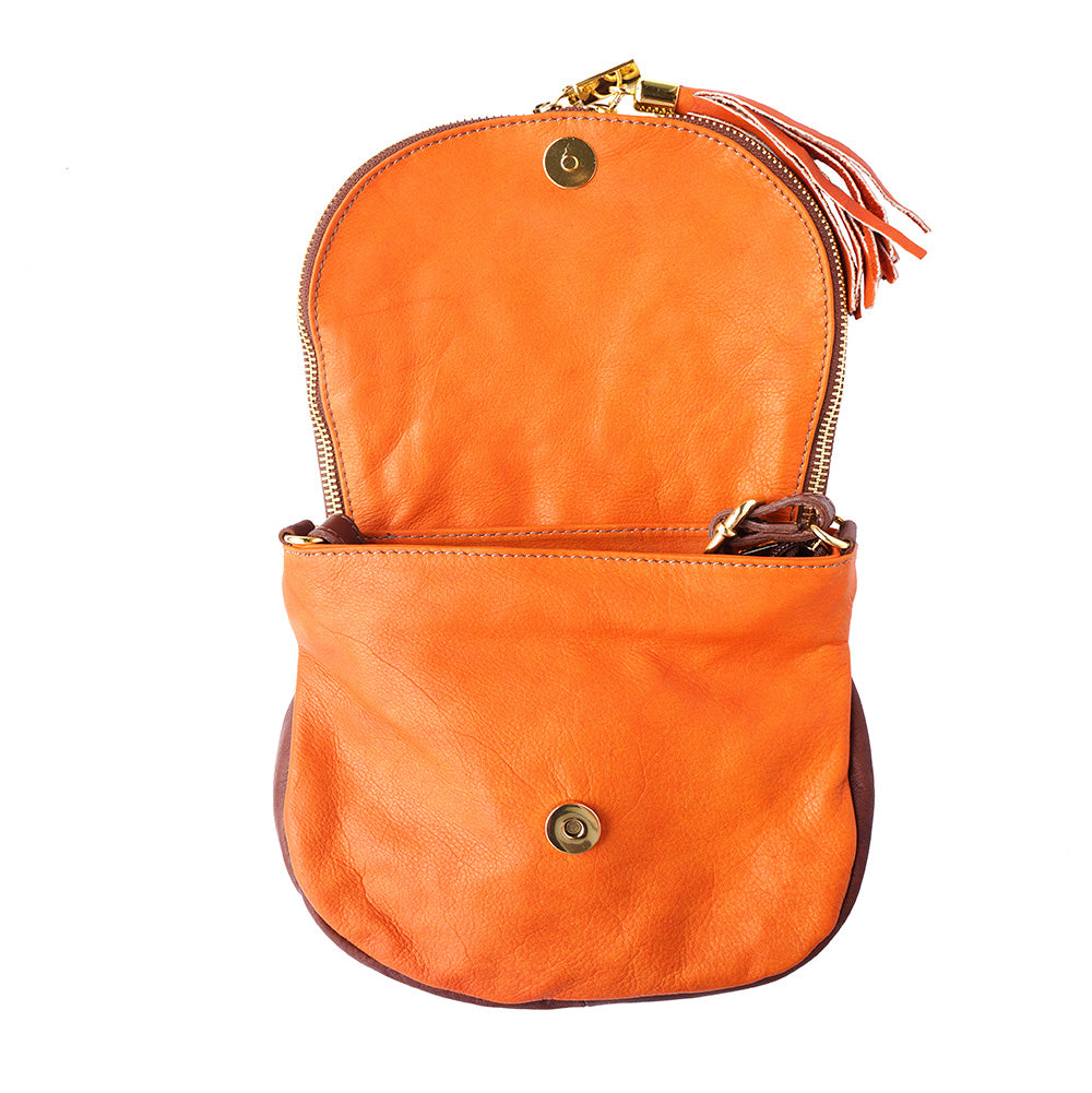 Tarsilla leather shoulder bag - Made In Italy