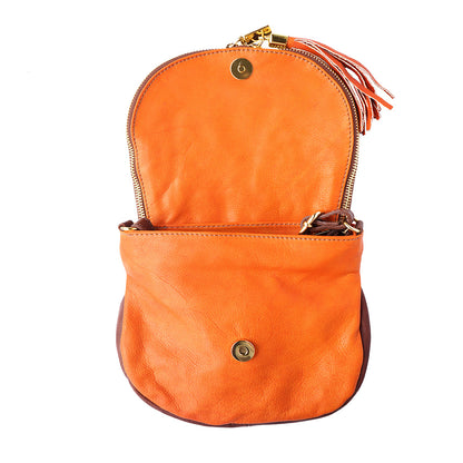 Tarsilla leather shoulder bag - Made In Italy