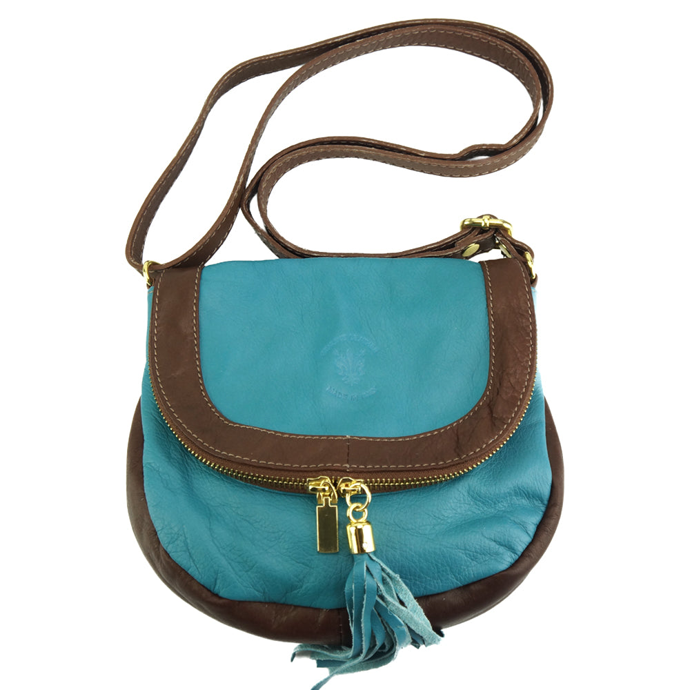 Tarsilla leather shoulder bag - Made In Italy