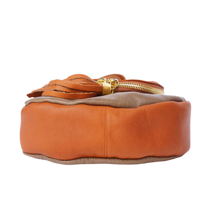 Tarsilla leather shoulder bag - Made In Italy