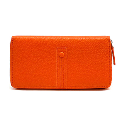 Zippy Wallet in Soft Cow Leather - Made In Italy