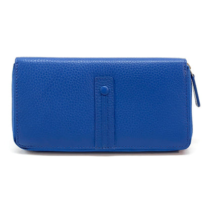 Zippy Wallet in Soft Cow Leather - Made In Italy
