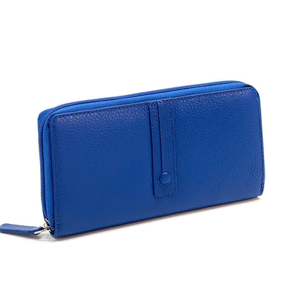 Zippy Wallet in Soft Cow Leather - Made In Italy