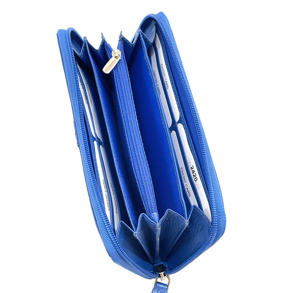 Zippy Wallet in Soft Cow Leather - Made In Italy