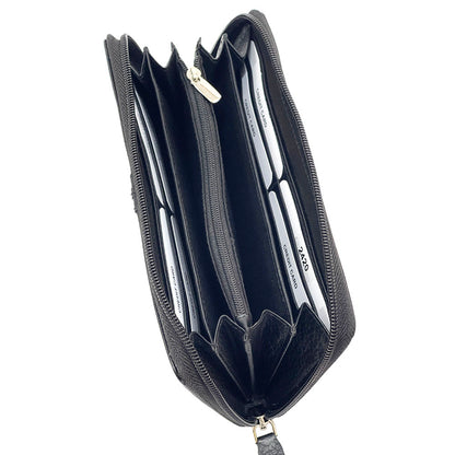 Zippy Wallet in Soft Cow Leather - Made In Italy
