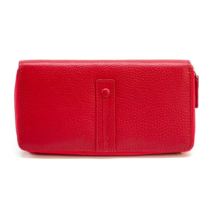 Zippy Wallet in Soft Cow Leather - Made In Italy