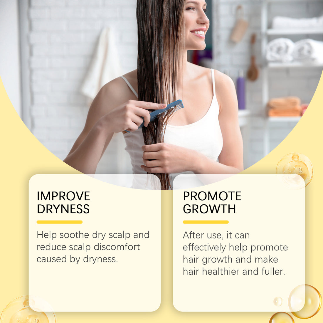 Hoegoa Batana Hair Care Oil Nourishes Scalp, Softens Hair And Restores Frizzy Hair Care Essential Oil