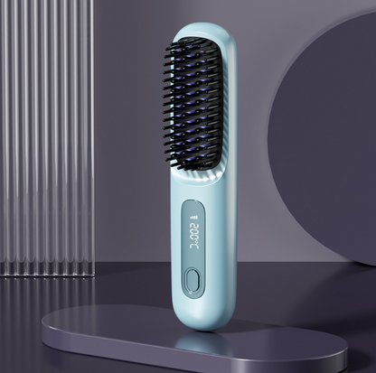 Home Travel Wireless Straightener, Digital Adjustable Styling Tool, Women&