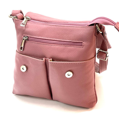 Oriana Italian Genuine Leather Crossbody Bag - Made In Italy