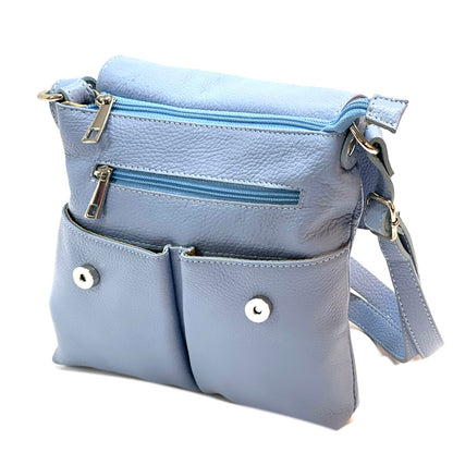 Oriana Italian Genuine Leather Crossbody Bag - Made In Italy