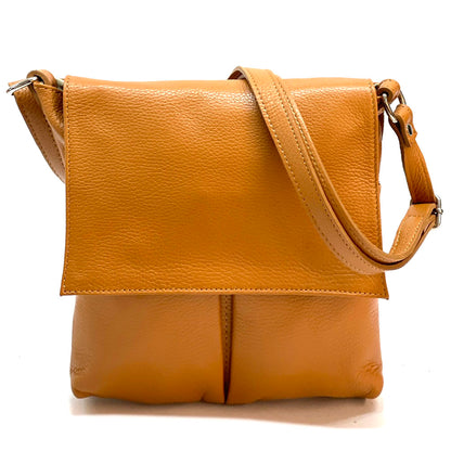 Oriana Italian Genuine Leather Crossbody Bag - Made In Italy