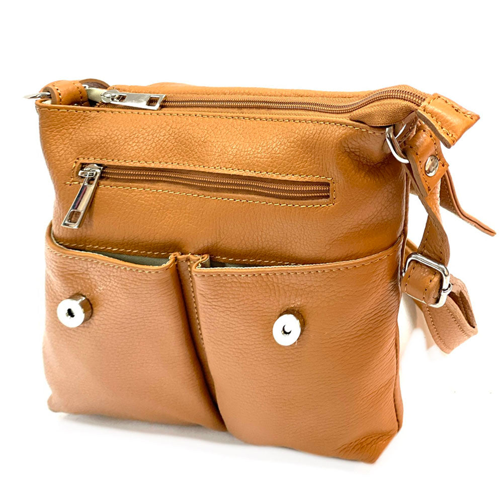 Oriana Italian Genuine Leather Crossbody Bag - Made In Italy