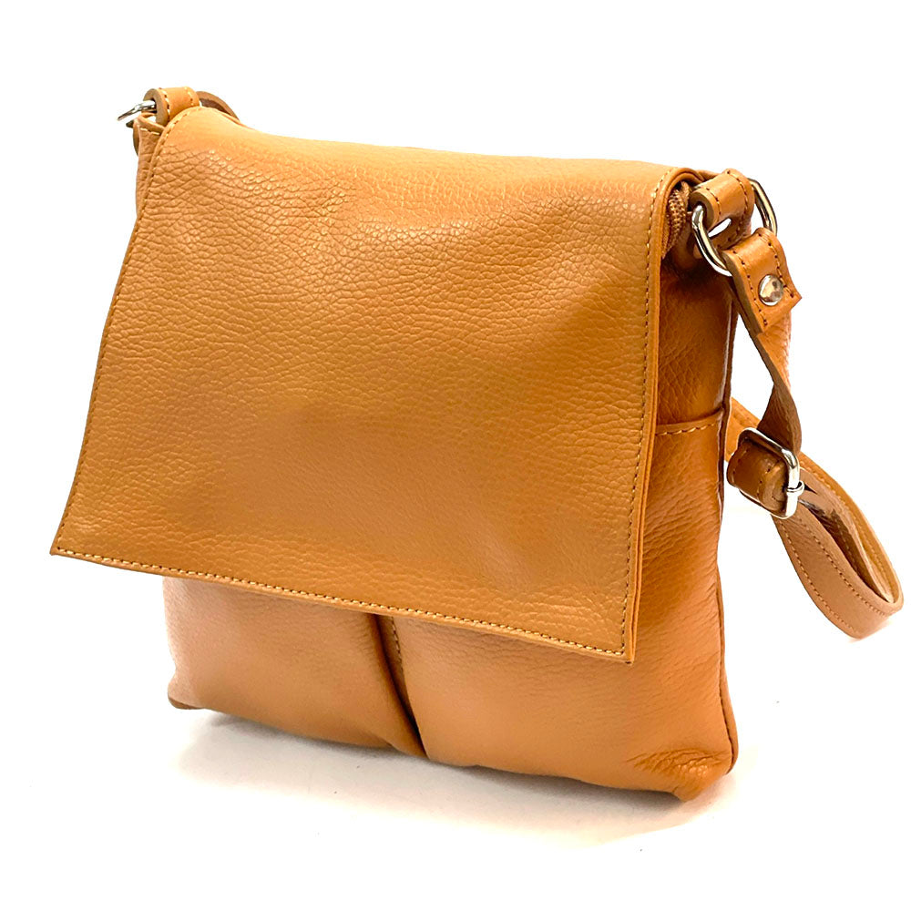 Oriana Italian Genuine Leather Crossbody Bag - Made In Italy