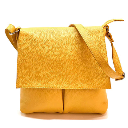 Oriana Italian Genuine Leather Crossbody Bag - Made In Italy