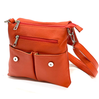 Oriana Italian Genuine Leather Crossbody Bag - Made In Italy