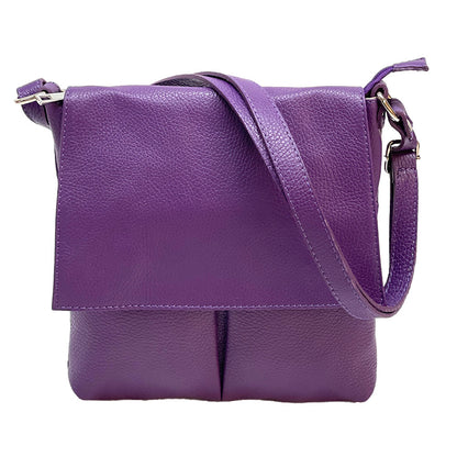Oriana Italian Genuine Leather Crossbody Bag - Made In Italy