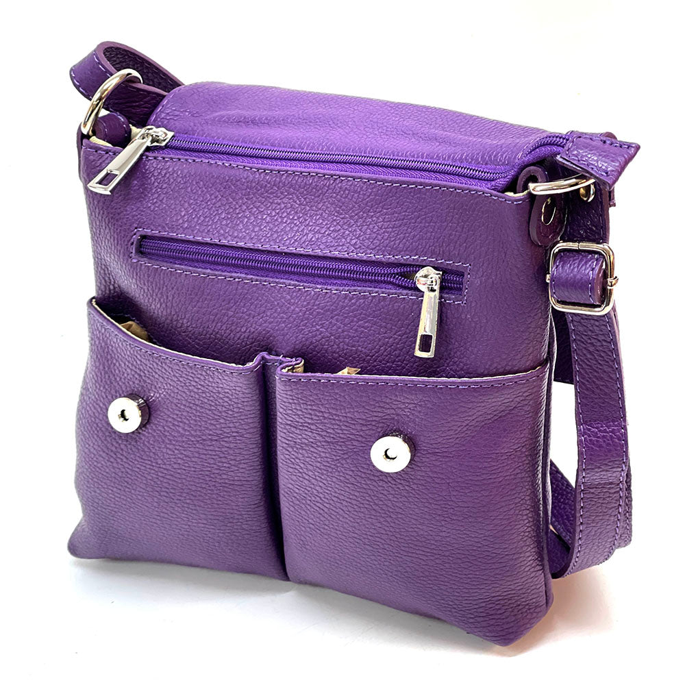 Oriana Italian Genuine Leather Crossbody Bag - Made In Italy