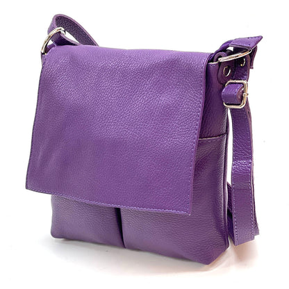 Oriana Italian Genuine Leather Crossbody Bag - Made In Italy