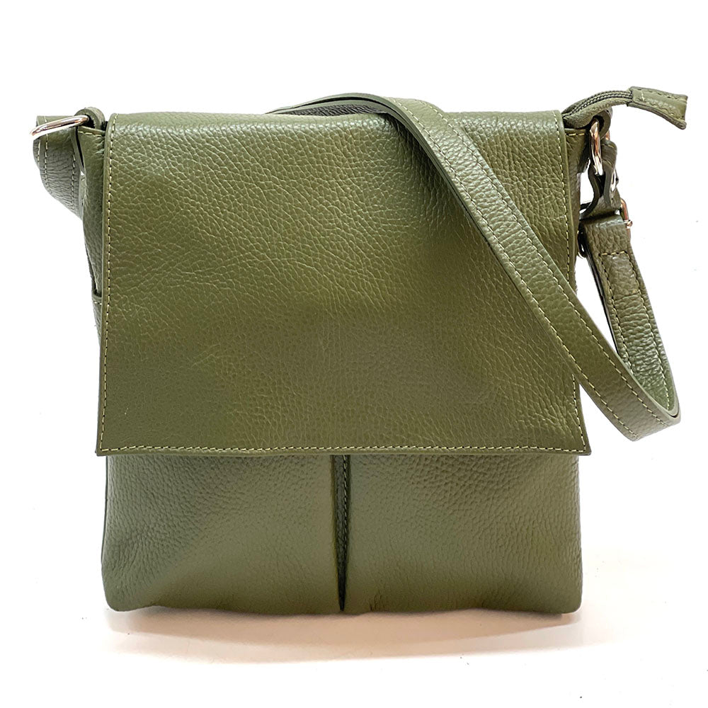 Oriana Italian Genuine Leather Crossbody Bag - Made In Italy