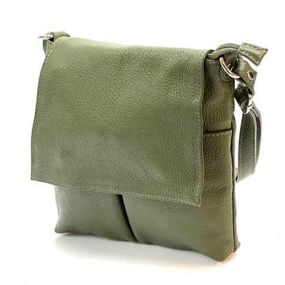 Oriana Italian Genuine Leather Crossbody Bag - Made In Italy