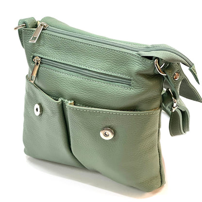 Oriana Italian Genuine Leather Crossbody Bag - Made In Italy