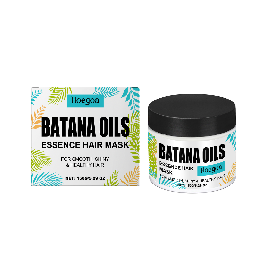 Hoegoa Batana Moisturizing Hair Mask, Gentle Care Moisturizing And Improving Hair Quality Gloss Hair Mask