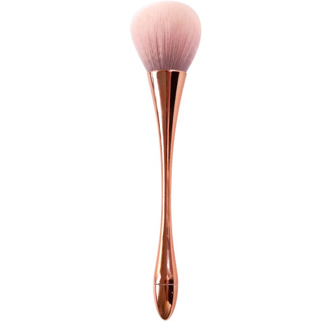 Flower Nail Brush For Manicure Rose Nail Art Brush Nail Accesories Tools Popular Round Small Gel polish Dust Cleaning Brushes