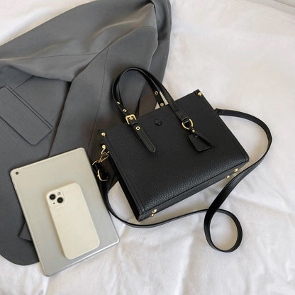 The Vegan leather tote - Crossbody Shoulder bag