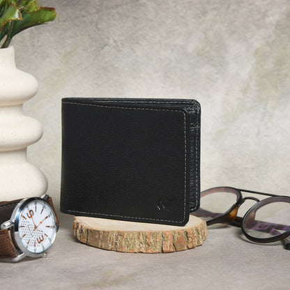 Classic Black Leather Wallet