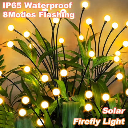 6-Pack 48 LED Solar Garden Lights, Solar Swaying Light
