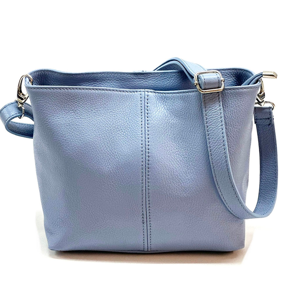 Nina leather shoulder bag - Made In Italy