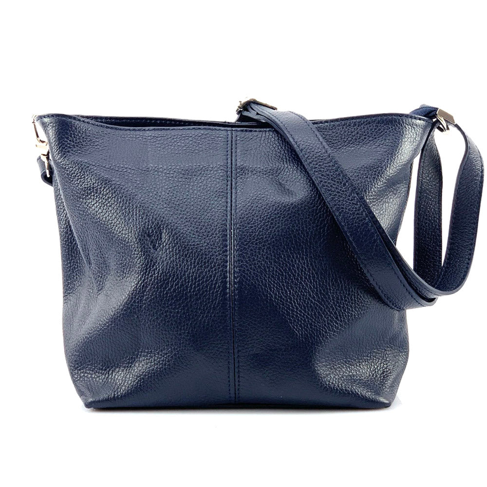 Nina leather shoulder bag - Made In Italy