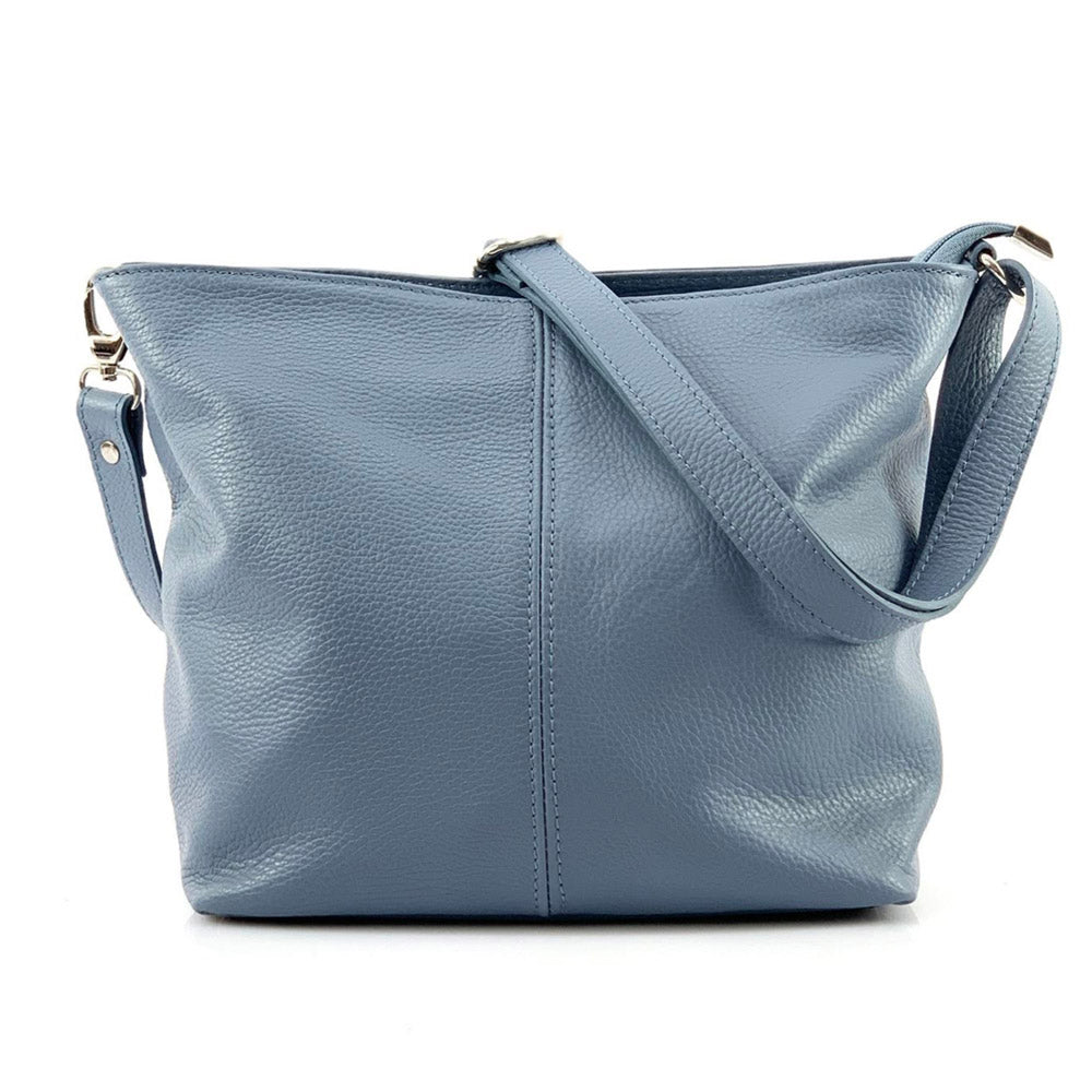 Nina leather shoulder bag - Made In Italy