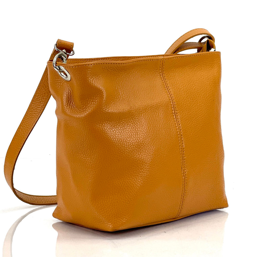 Nina leather shoulder bag - Made In Italy