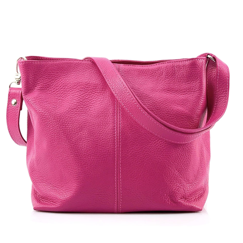 Nina leather shoulder bag - Made In Italy