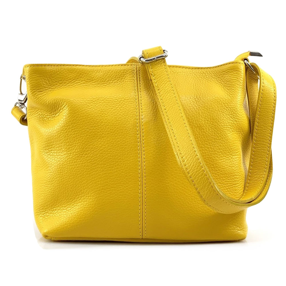 Nina leather shoulder bag - Made In Italy