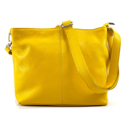 Nina leather shoulder bag - Made In Italy