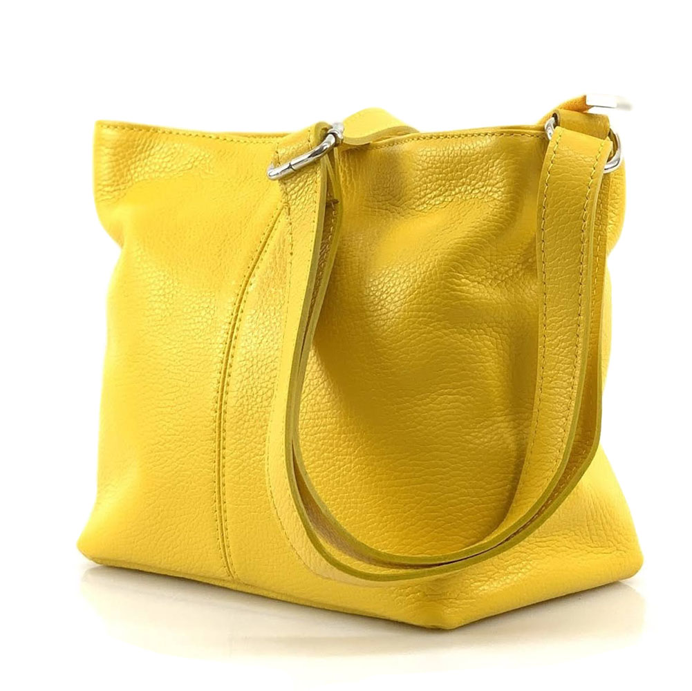 Nina leather shoulder bag - Made In Italy